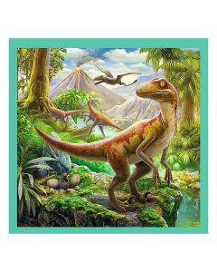 Dinosaurien pussel 3 i 1
